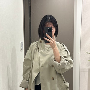 미쏘 하이넥 하프 트렌치 코트 MIWJTG916C 내돈내산 후기