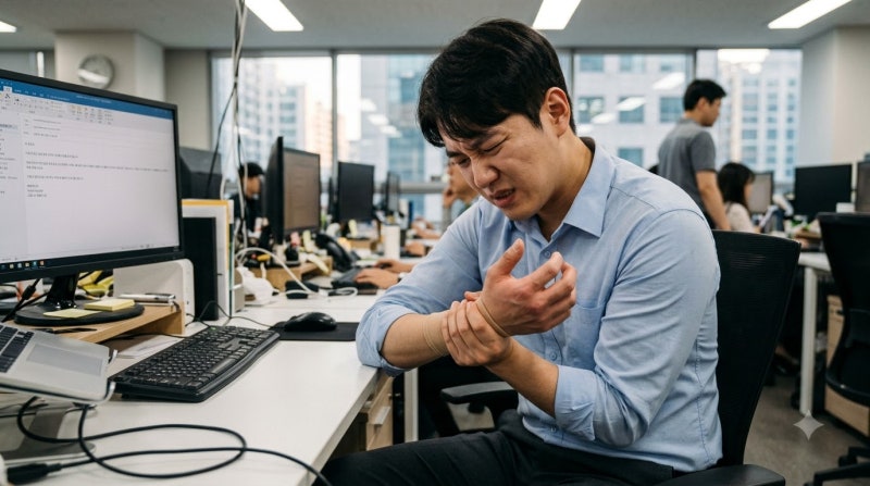 대구수성구손목터널증후군 — 보호대 해도 저림이 안 잡히는 진짜 이유