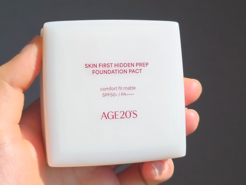 AGE20’S 히든 프렙 파운데이션 팩트 23N 후기｜올리브영 쿠션팩트, 고밀착 커버와 지속력