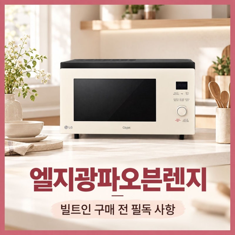엘지 광파오븐렌지 빌트인 구매 전 필독 사항
