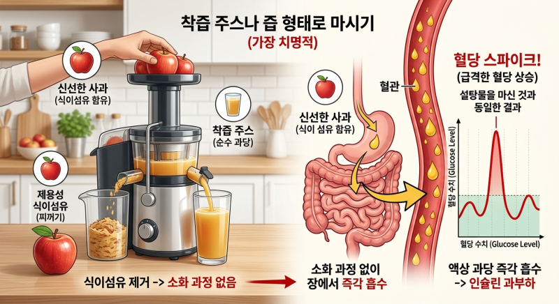사과 먹으면 혈당 많이 오를까? 당뇨 환자도 안심하는 섭취 공식 3가지