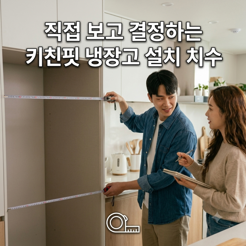 송파 잠실 강남 냉장고장 사이즈 측정부터 설치까지, 키친 핏 냉장고 구매 전 체크사항