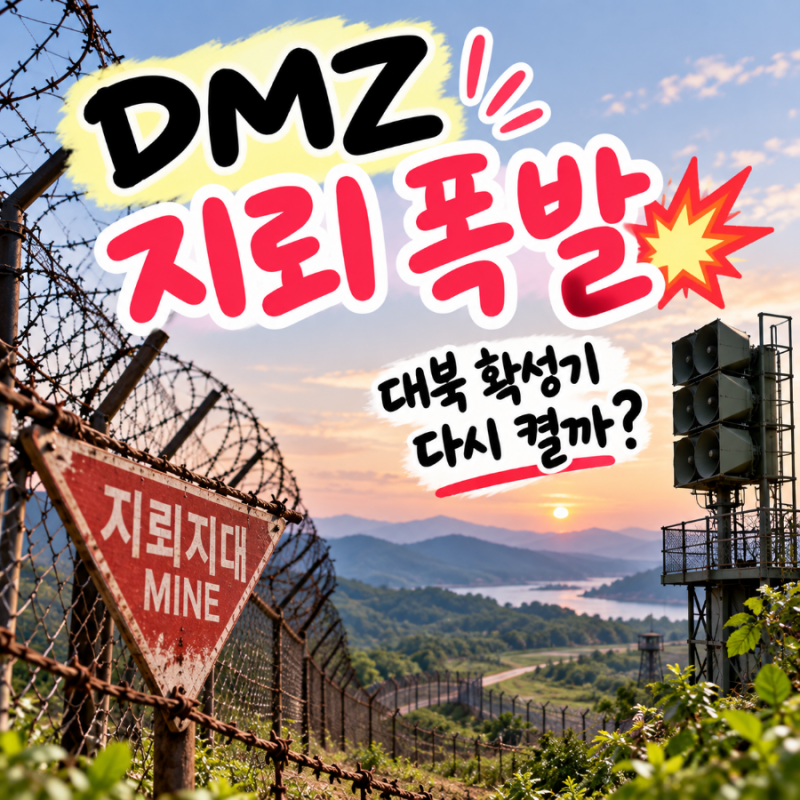 DMZ 지뢰 폭발 사고, 또 목함지뢰일까? 대북 확성기 다시 켜질까?