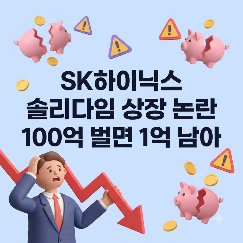 SK하이닉스 솔리다임 상장 쪼개기 논란 분석