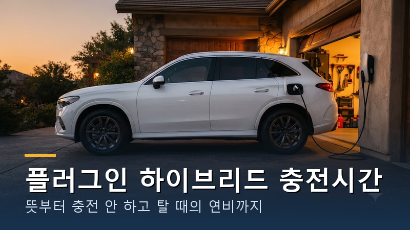 플러그인 하이브리드 뜻과 충전시간｜충전 안 하고 타면 연비는? 2026