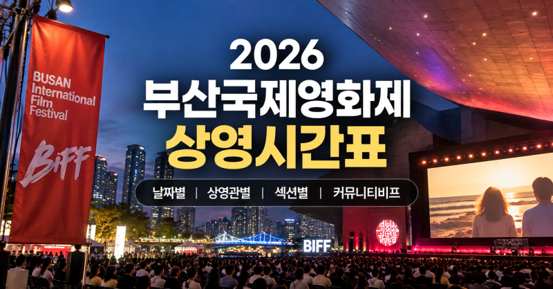 2026年釜山国際映画祭上映スケジュール：日付別・上映館別日程完全ガイド