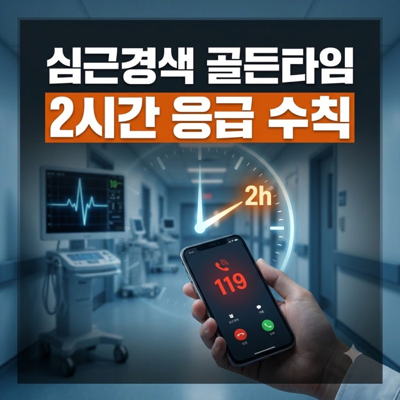 인천해경서장 비보로 본 급성 심근경색 초기증상과 골든타임 대처법