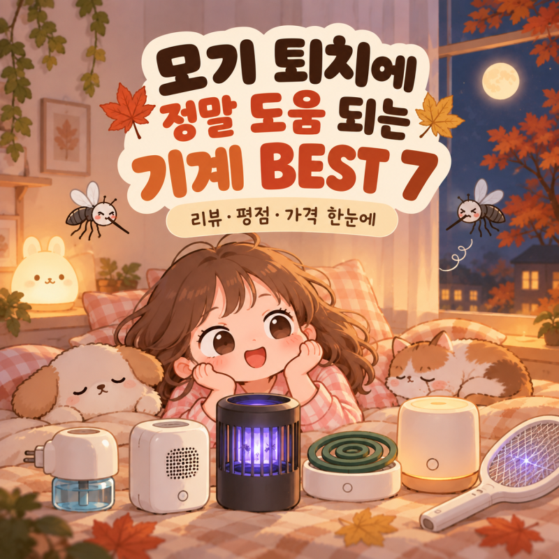 모기 퇴치에 정말 도움 되는 기계 BEST 7 리뷰 1만 개면 진짜 효과가 있을까?