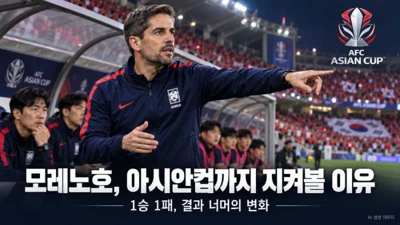 [대표팀 포커스] 1승 1패 모레노, 홍명보와 달랐다 아시안컵까지 지켜볼 이유
