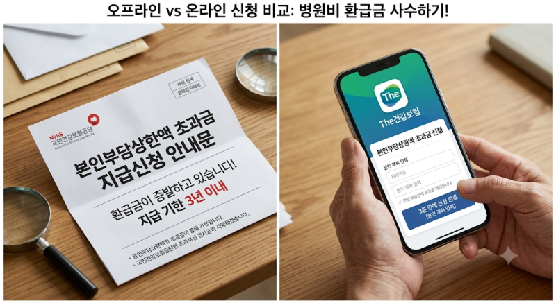 2026 본인부담상한액 초과금 환급 신청 방법 총정리 (소멸시효 3년, 자녀 대리 신청 서류 vs 모....