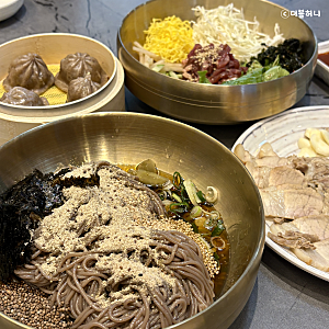 메밀요리 전문점 강동 맛집 의령메밀집 강동길동점