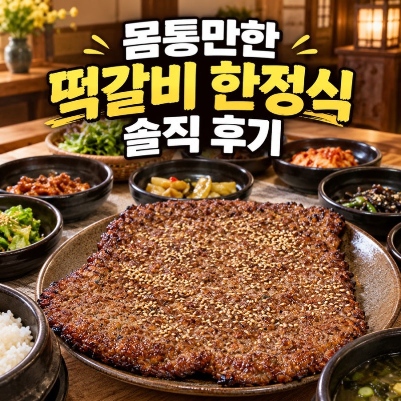 [순천 맛집 추천] 히밥도 반한 순천 금빈회관 몸통만한 떡갈비 한정식 솔직 후기