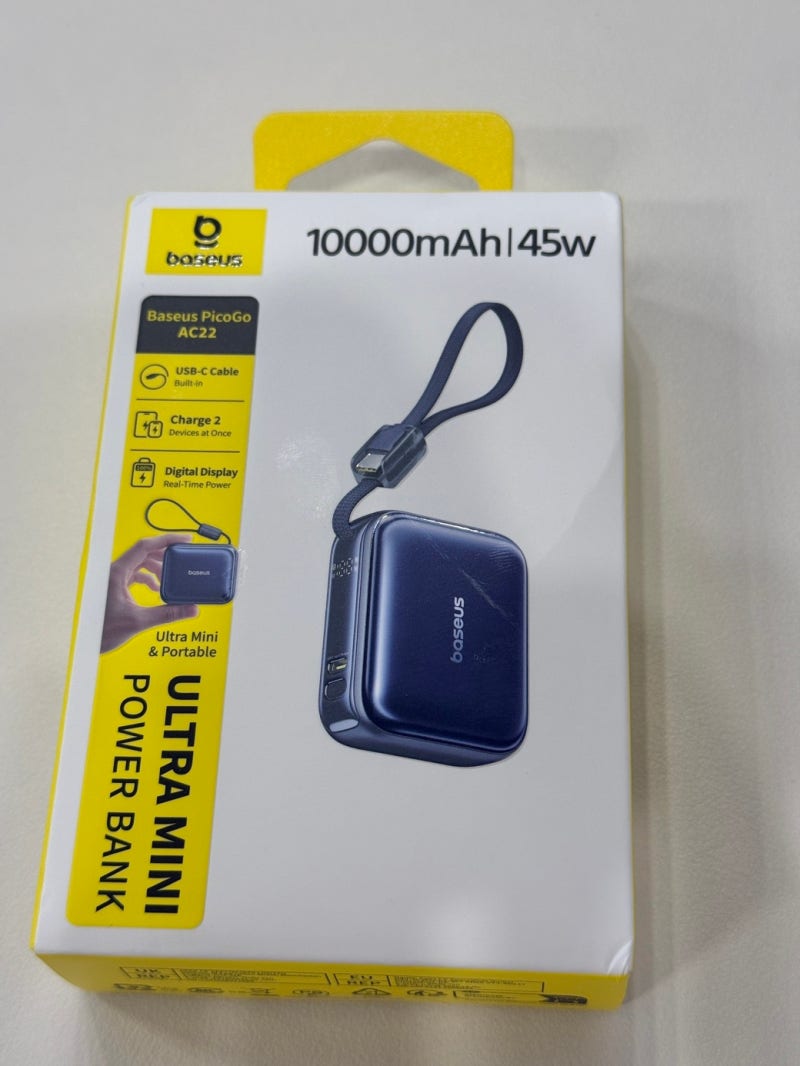 베이스어스 45W 10000mAh 보조배터리 구매이유｜다른유명 보조배터리와 비교