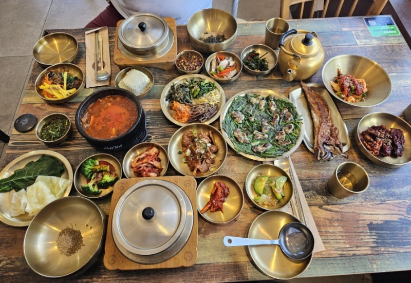 대구 북구청 맛집 팔공산엄마밥상 침산점 능이정식 푸짐한 한정식