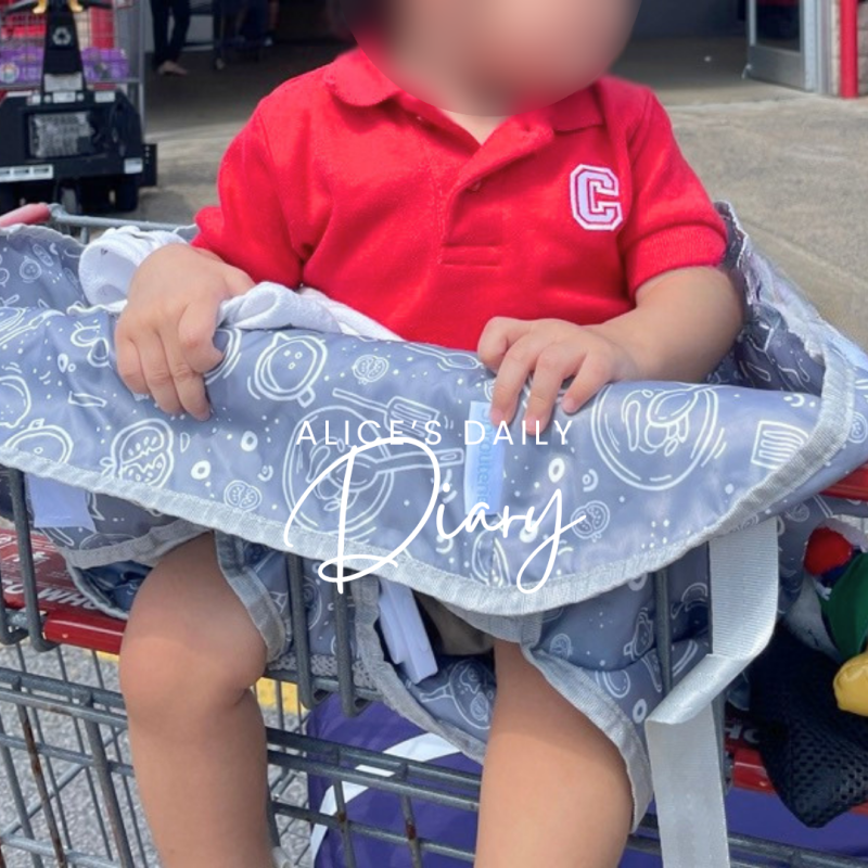 아기 쇼핑카트·하이체어 커버 후기, 미국 식당 마트 외출 필수템
