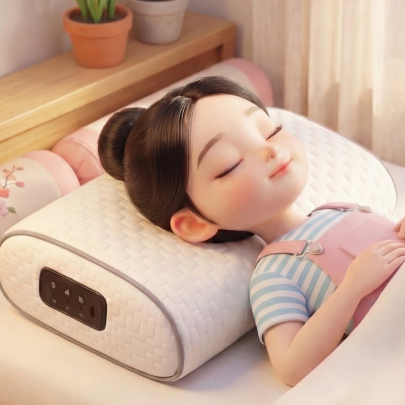 비브아 수면루틴 경추 마사지 베개 직접 써본 후기