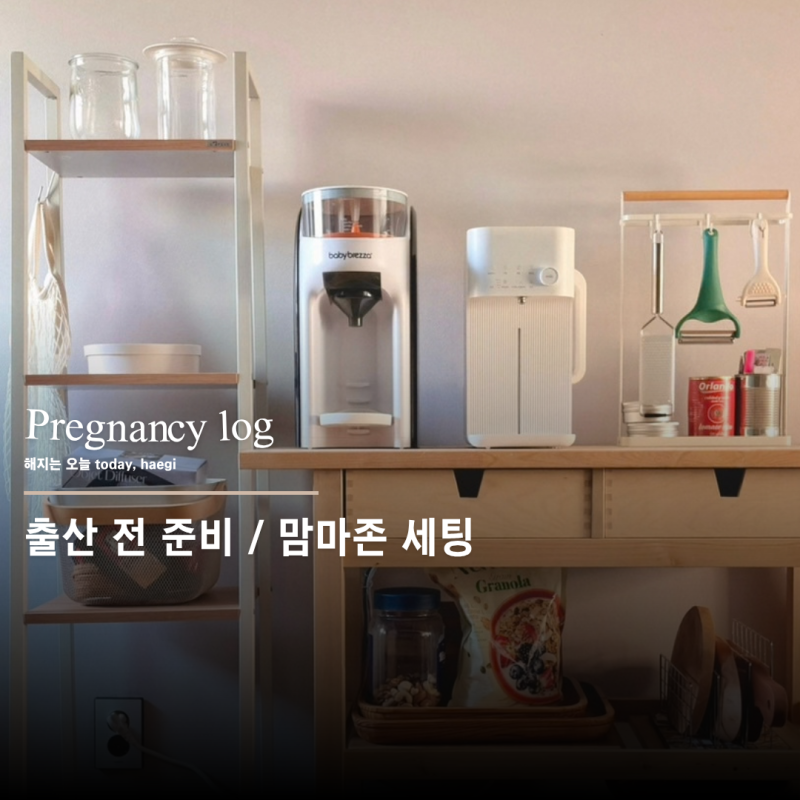 출산 전 준비 | 맘마존 세팅, 아이닉·브레짜, 이케아 푀르회야 선반