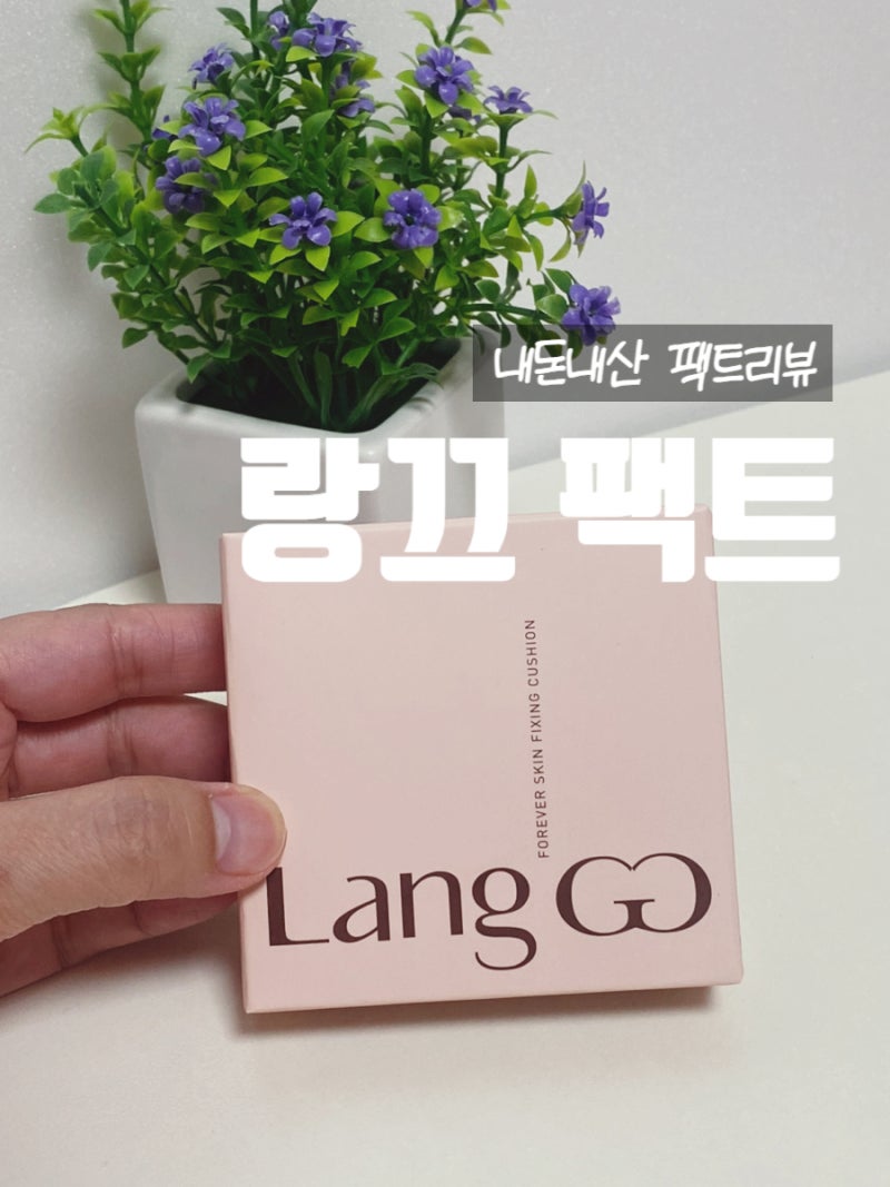 [내돈내산] 랑끄 팩트 솔직후기! 커버력은 좋은 랑끄 포에버 스킨 픽싱 쿠션 21호
