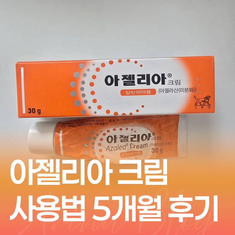 아젤리아 크림 후기ㅣ5개월 사용해본 솔직한 사용법 및 가격 정리