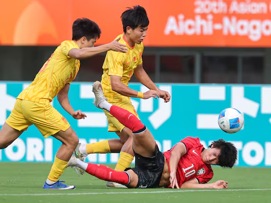 한국 중국 2대1 역전승, 아시안게임 축구 결승 진출…4연패까지 딱 1승