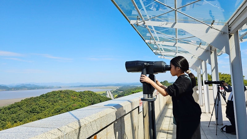 망원경 너머가 북한이라고? 아이와 가볼만한곳 파주 오두산 통일전망대,DMZ