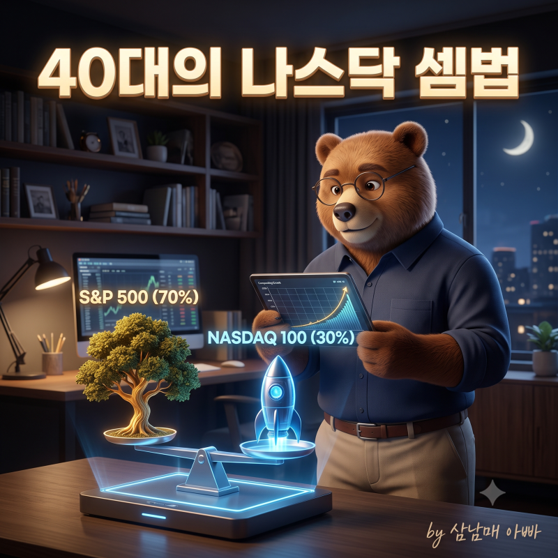 [40대 나스닥100] 은퇴 10~15년 남은 14년 차 직장인의 선택: 나스닥 100 분할 적립 실전 셈법