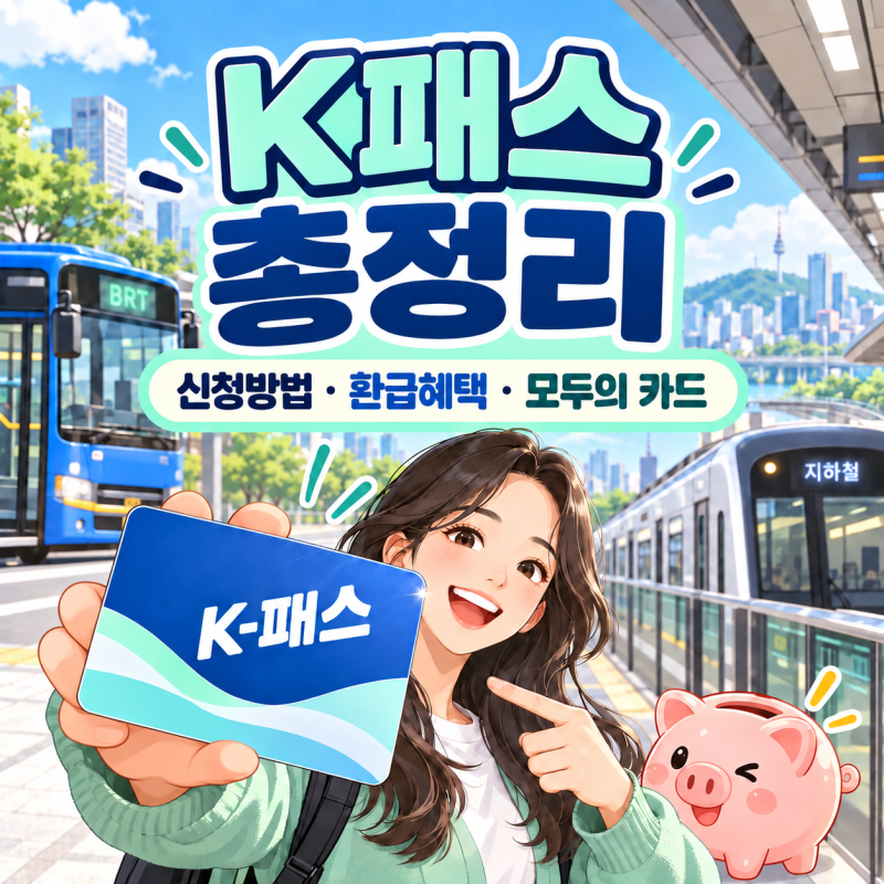 2026 K패스 총정리 신청방법·환급혜택·모두의 카드·10월 변경사항까지!