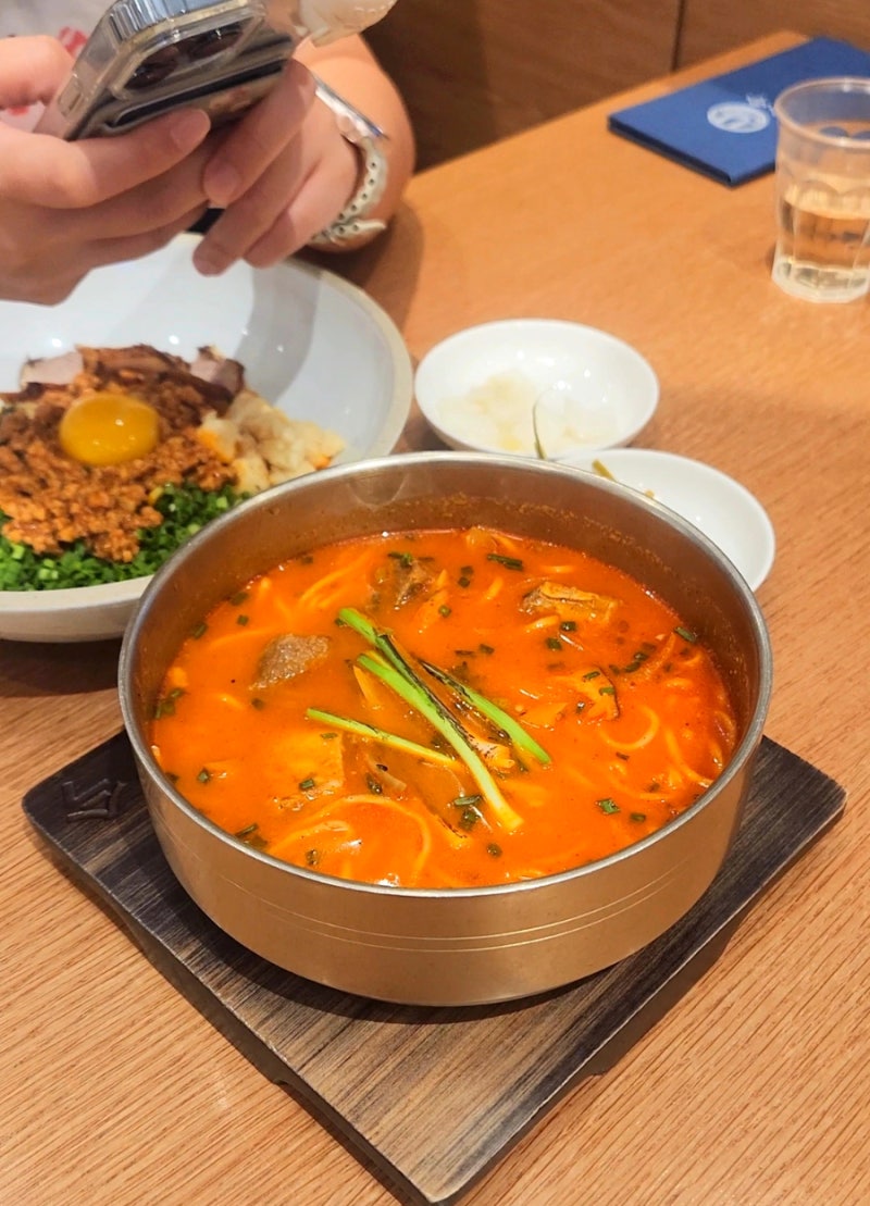스타필드 수원 맛집 금금 보리된장국수 얼큰소갈비국수 묵은지참치말이
