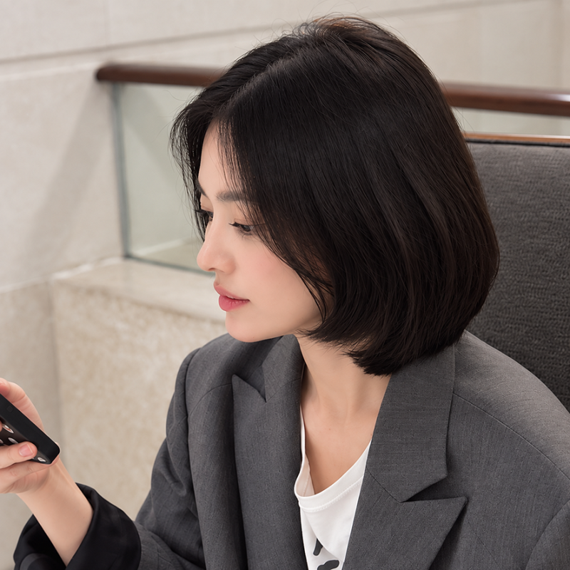 短髮病又要犯了…40代髮型，宋慧喬展現的短髮駕馭能力非凡