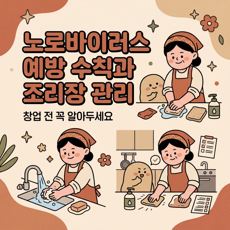 노로바이러스 예방 수칙과 조리장 관리