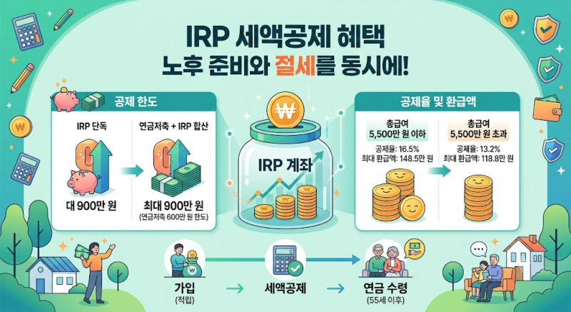 [IRP 세액공제 한도 및 절세 전략 총정리] 연말정산 환급금 극대화하는 법