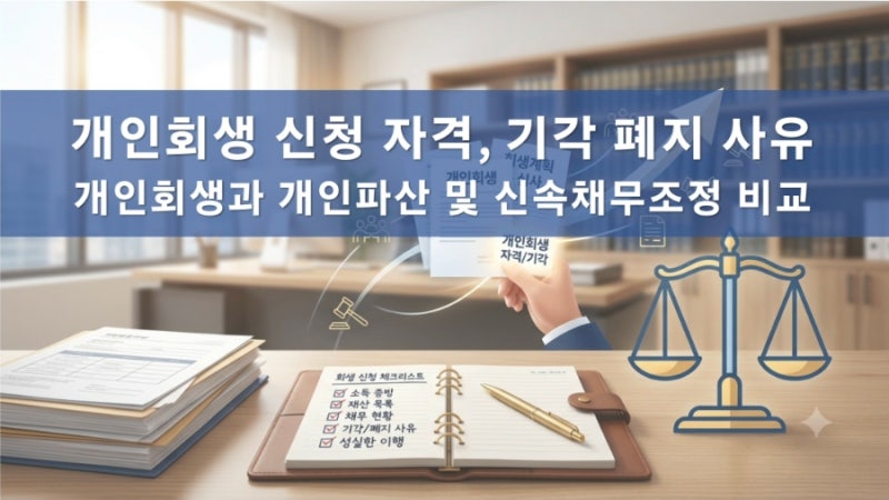 개인회생신청자격, 개인회생 기각 폐지 사유, 중도 탈락 방지 방법, 법원 변제계획안 작성, 20....