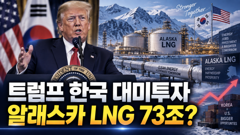 트럼프 한국 대미투자 발표｜알래스카 LNG 73조원·540억달러 투자? 발표시간 총정리