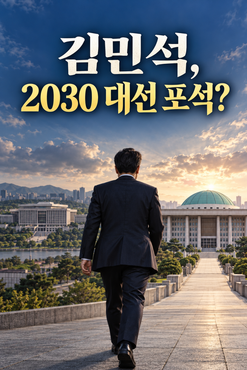 국무총리 내려놓고 당대표 된 김민석…2030 대선 포석일까?