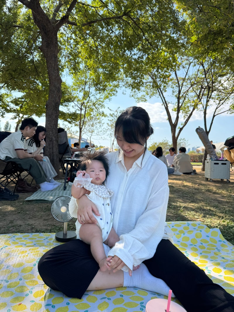 Jamsil Hangang Park Picnic with a 4-Month-Old Baby: Must-Have Items, Parking, and Seating Tips - Highly Recommended Review