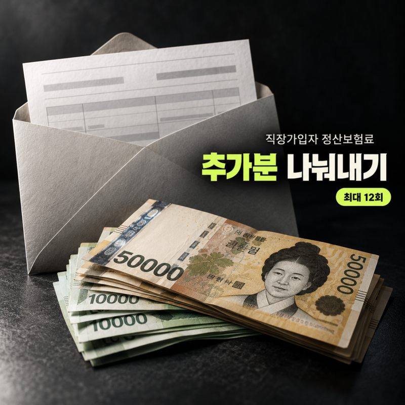 건강보험료 추가 납부 1만80원 이상이면 최대 12회 분할, 10월부터 달라지는 점