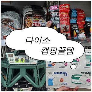 다이소 의외의 캠핑꿀템 추천! 이건 모르셨죠? 알루미늄 냄비, 양념통, 연료, 의자 등 단돈 삼....