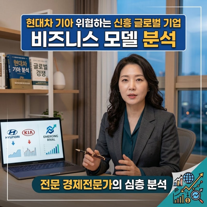 현대차 기아 위협하는 신흥 글로벌 기업 비즈니스 모델 분석
