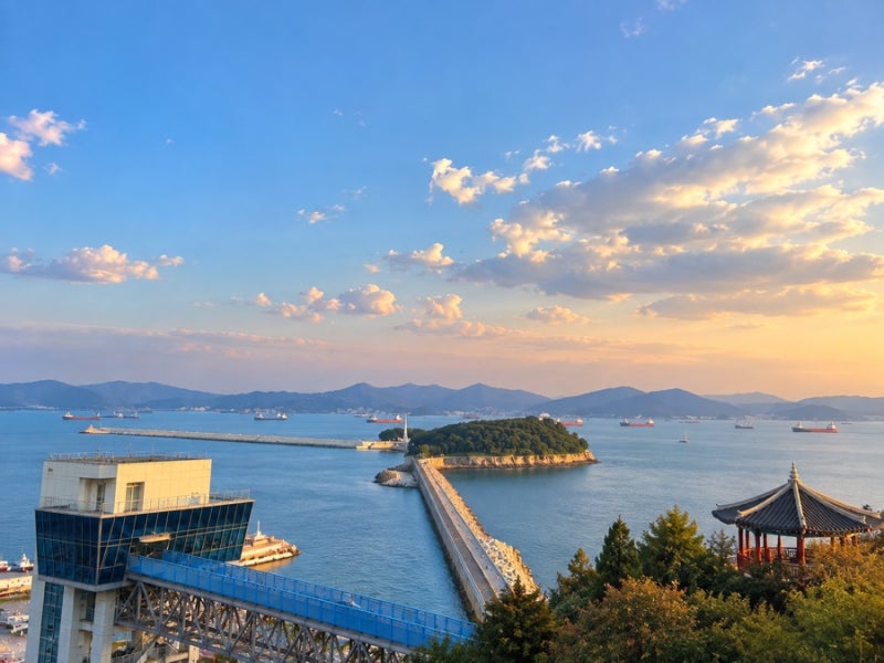 麗水旅行 第三彈｜麗水海上纜車夕陽時段推薦，突山約會與似顏繪
