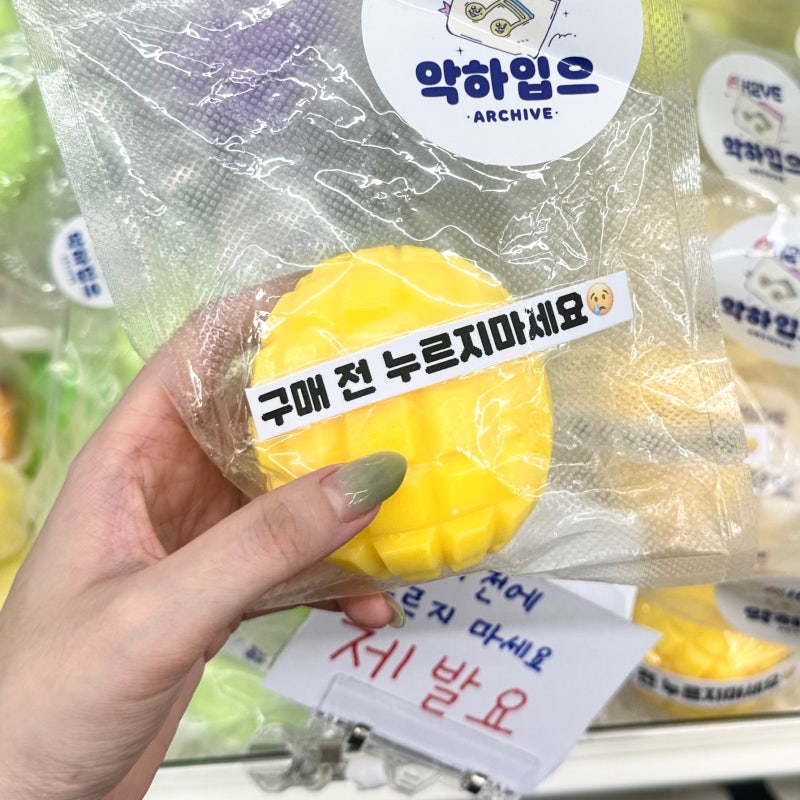 홍대 말랑이 성지 악하입으 후기, 타오바오 직구 말랑이 가득한 소품샵
