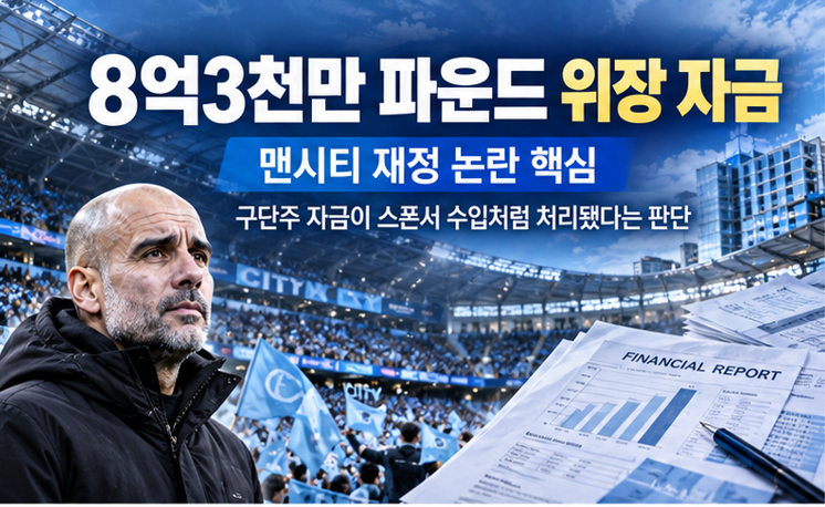 맨시티 ‘8억3천만 파운드 위장 자금’ 인정…로이 킨 “나였다면 메달 버렸을 것”