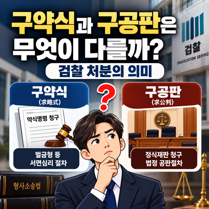 구약식과 구공판은 무엇이 다를까? 검찰 처분의 의미