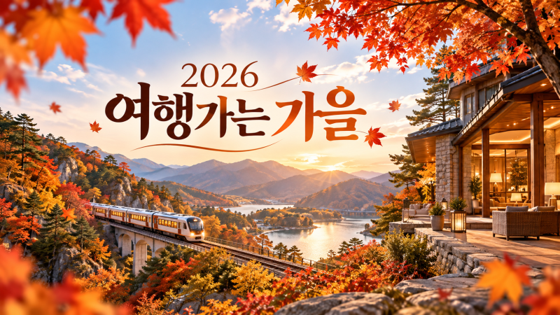 2026 여행가는 가을 공식누리집 신청방법, 코레일 할인·숙박 혜택까지