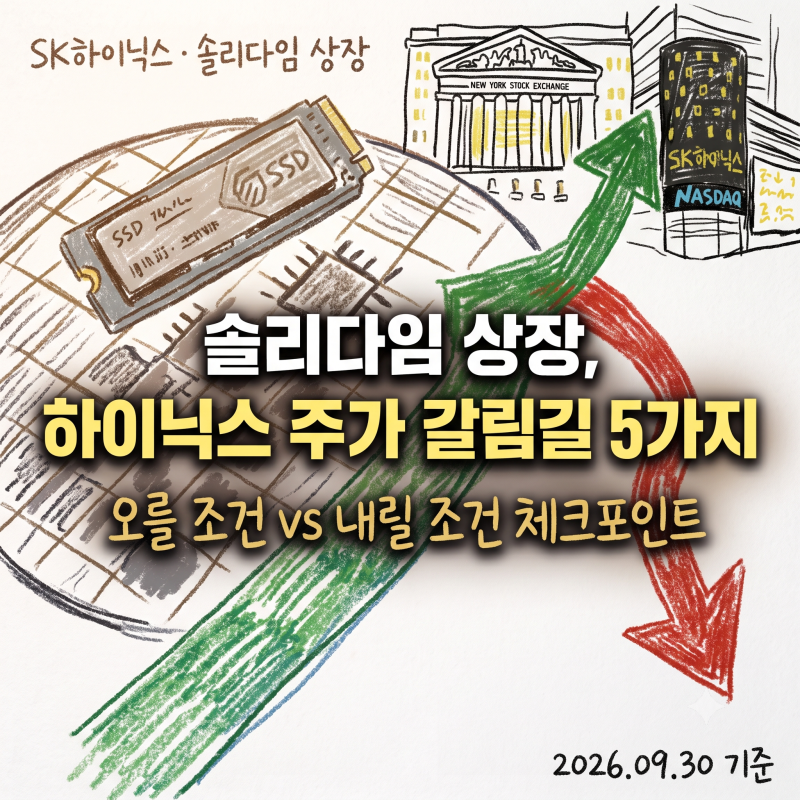 SK하이닉스 솔리다임 상장 총정리, SK하이닉스 주가 갈까말까?