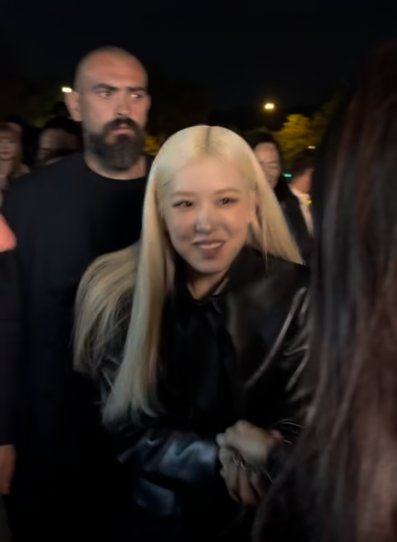 월드스타 블랙핑크 "로제"를 떨게 만든 여배우의 정체는??
