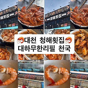 충남보령맛집 대하무한리필 처음이야 대천 청해횟집 솔직후기