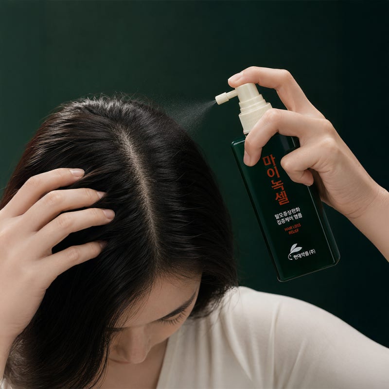 현대약품 마이녹셀 스칼프 앰플 실제 사용 3개월 후기