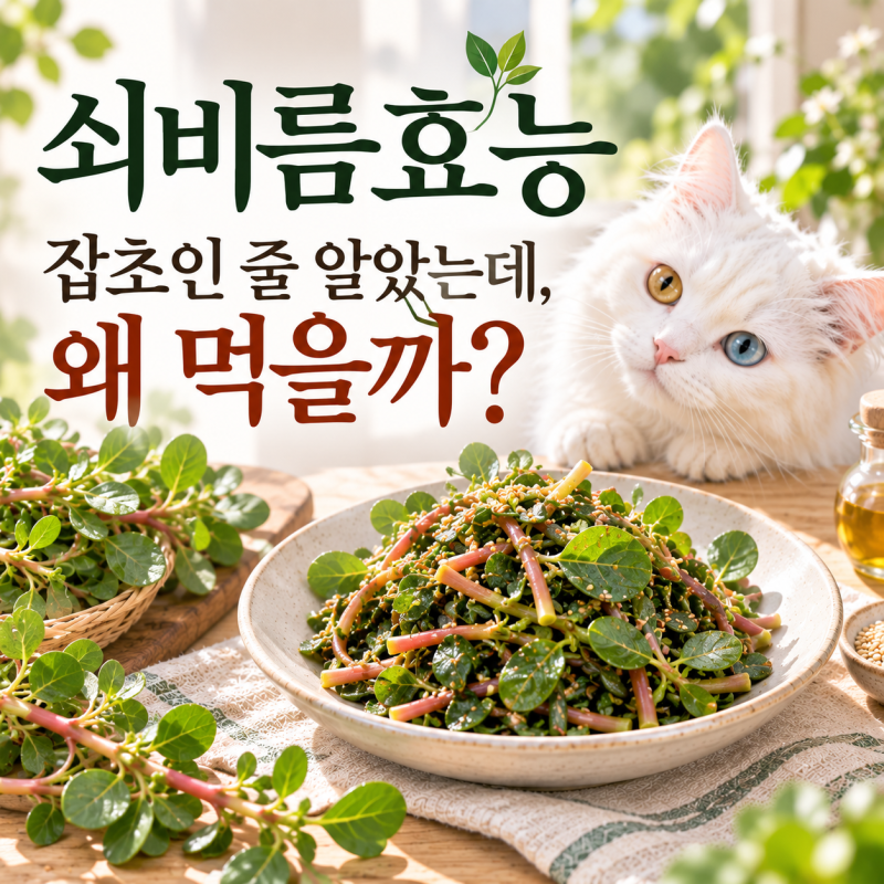쇠비름효능 밭에서 나는 생선일까 마치현 먹는법 부작용