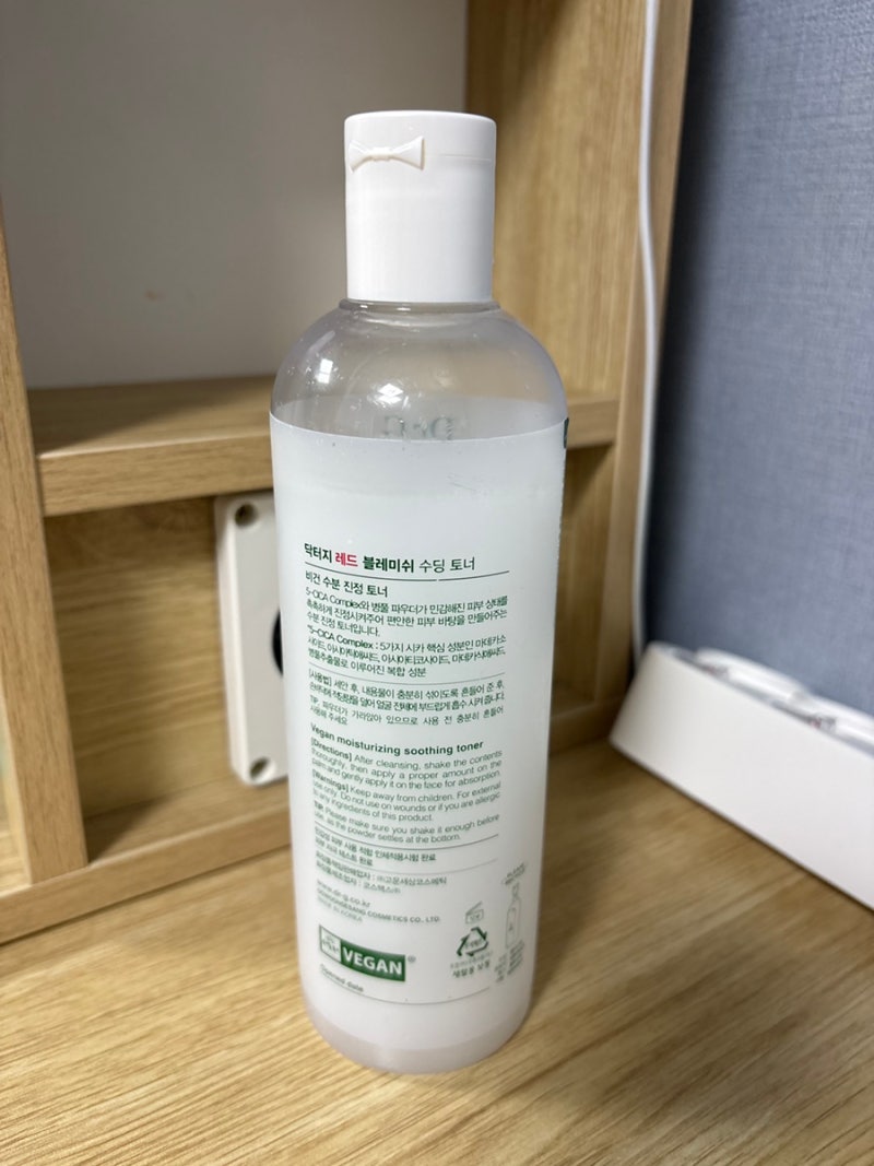 닥터지 레드 블레미쉬 수딩 토너 400ml 수분진정 후기
