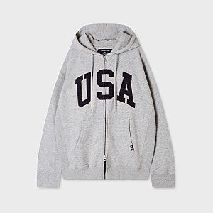 후아유 USA 로고 오버핏 후드집업 WHMZG4992U 직접 써본 솔직 사용기